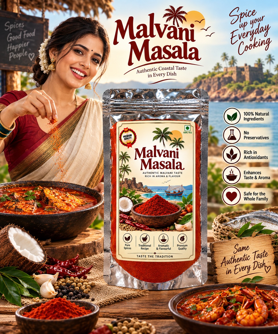 Filoma Malvani Masala | Authentic Coastal Spice Blend