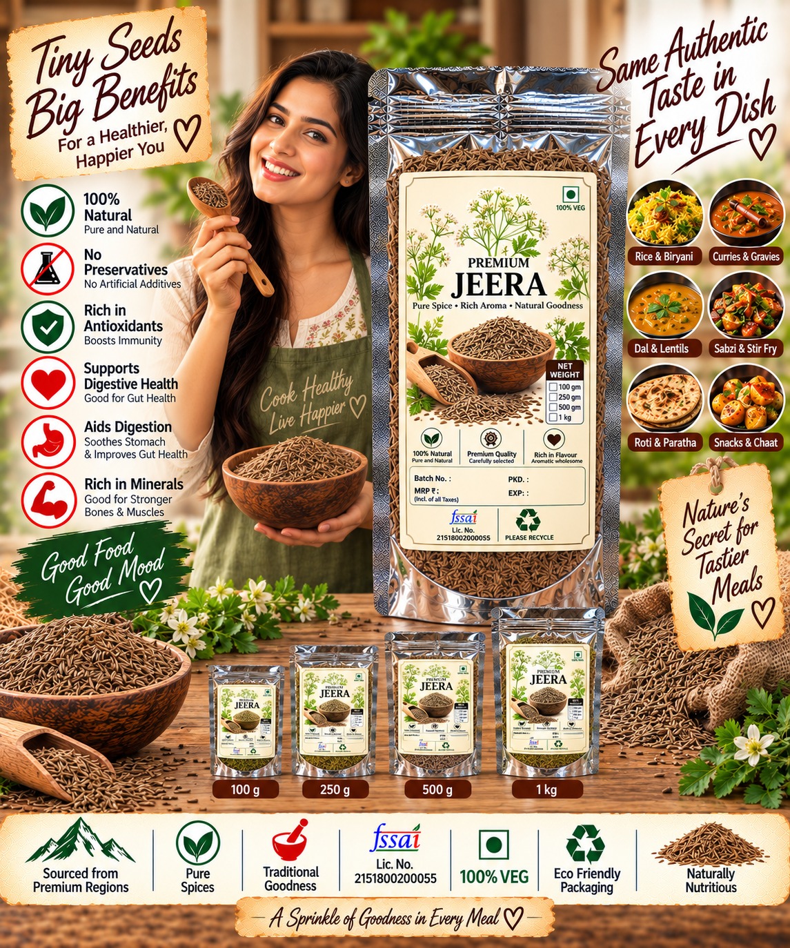 Filoma Premium Jeera | Pure & Natural Cumin Seeds