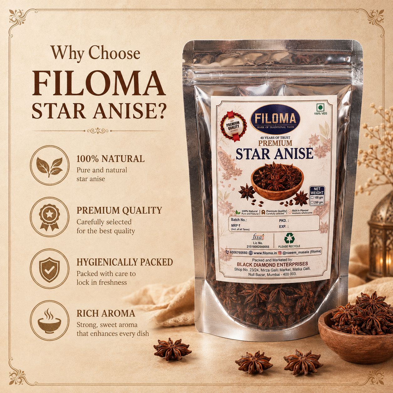 Filoma Premium Star Anise