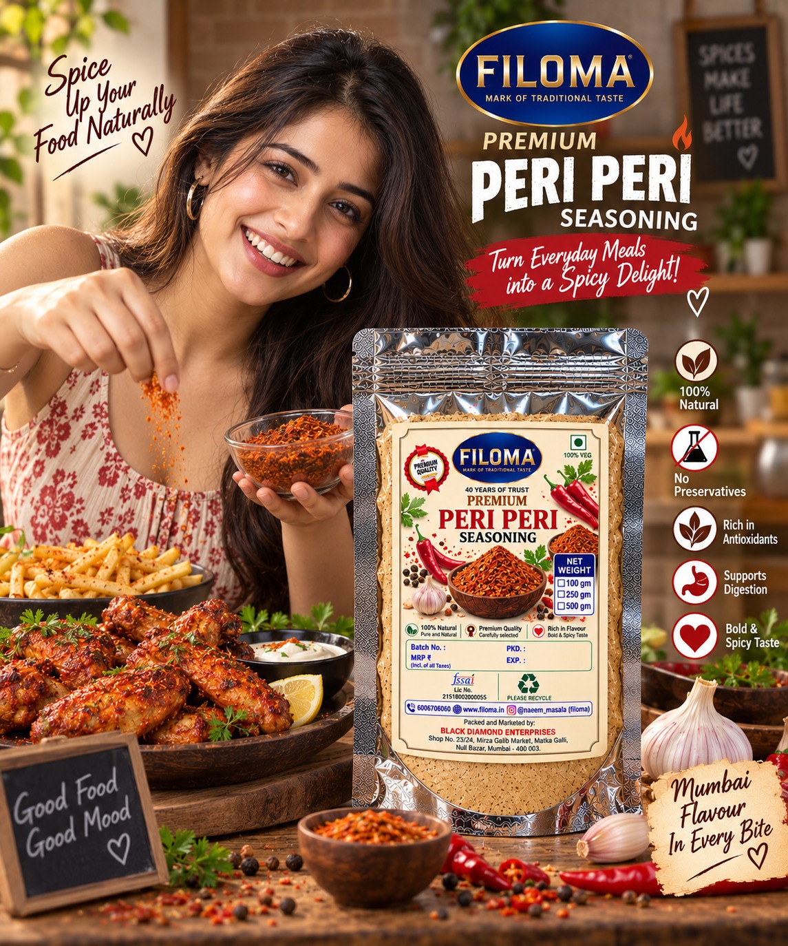 Premium Peri Peri Seasoning | Filoma